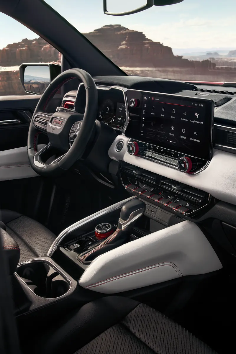 2026 GMC Canyon infotainment system at C. Wimberley GMC in DOWAGIAC MI