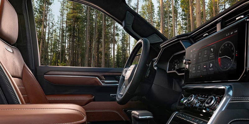 Driver cockpit and technology features.